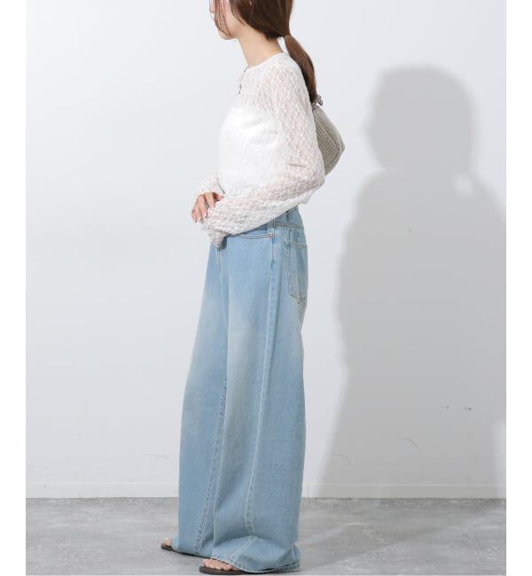 JOURNAL STANDARD relume「《WEB限定追加3》フラワーシアーレースロングスリーブ」|Tシャツ・カットソー|
