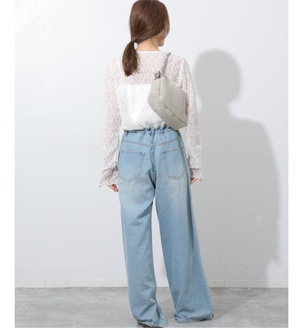 JOURNAL STANDARD relume「《WEB限定追加3》フラワーシアーレースロングスリーブ」|Tシャツ・カットソー|