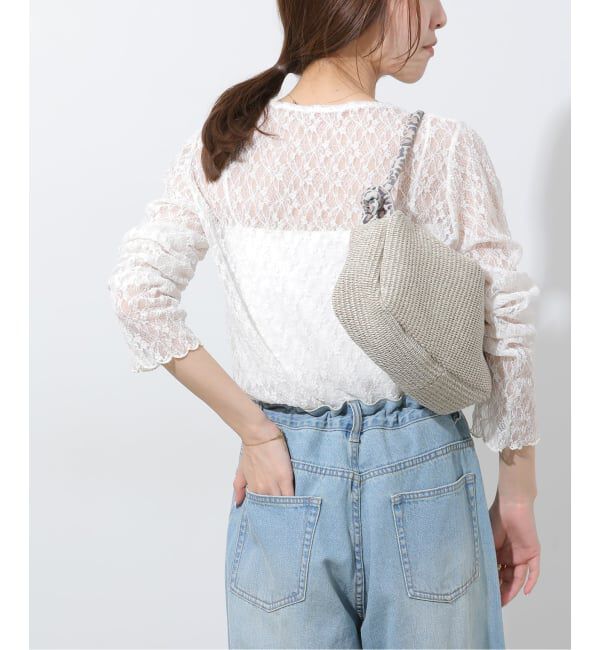 JOURNAL STANDARD relume「《WEB限定追加3》フラワーシアーレースロングスリーブ」|Tシャツ・カットソー|