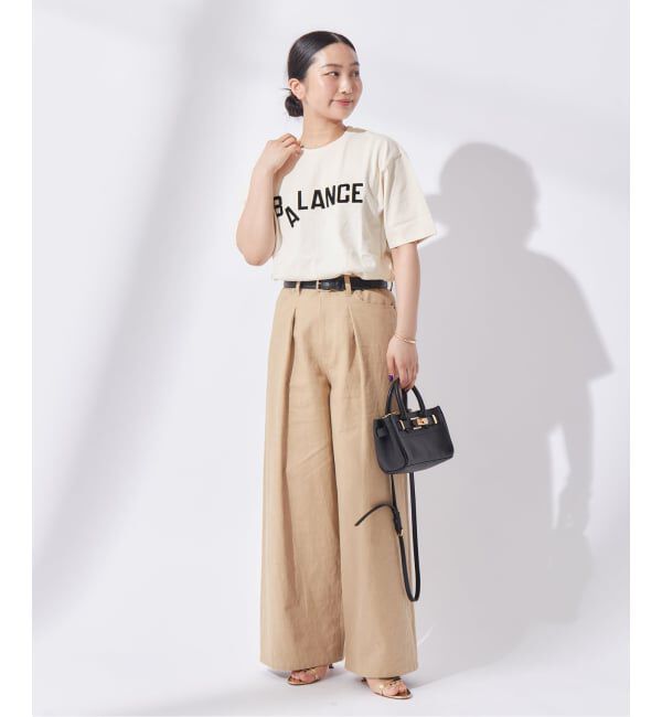 journal standard L'essage「《別注》【MIXTA/ミクスタ】BALANCE CREW T-SHIRTS：Tシャツ」|Tシャツ・カットソー|
