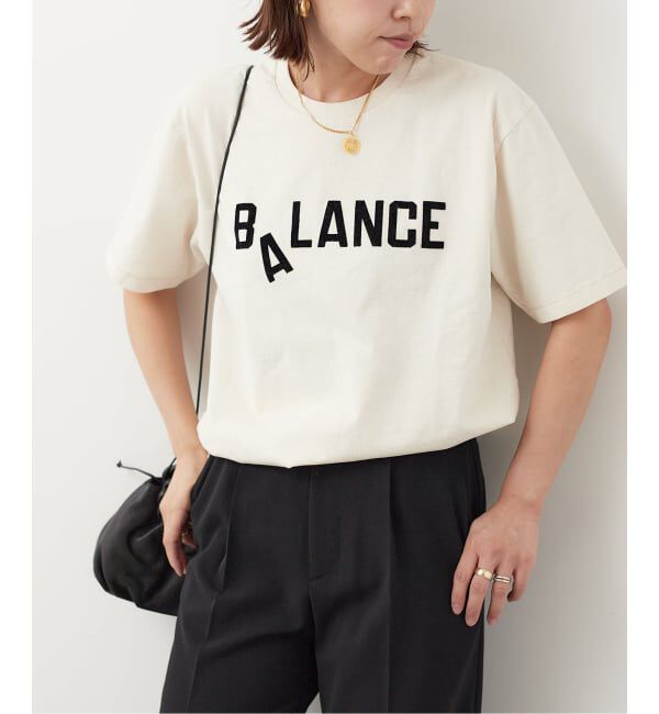 journal standard L'essage「《別注》【MIXTA/ミクスタ】BALANCE CREW T-SHIRTS：Tシャツ」|Tシャツ・カットソー|