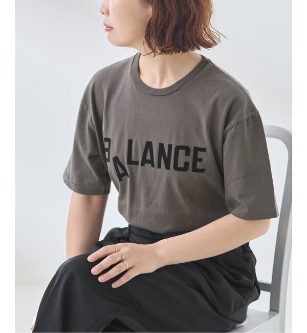 journal standard L'essage「《別注》【MIXTA/ミクスタ】BALANCE CREW T-SHIRTS：Tシャツ」|Tシャツ・カットソー|