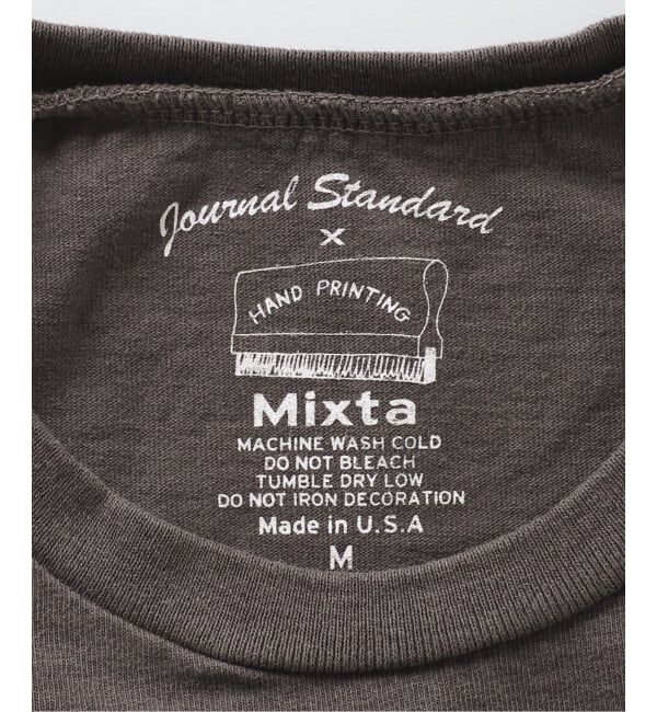 journal standard L'essage「《別注》【MIXTA/ミクスタ】BALANCE CREW T-SHIRTS：Tシャツ」|Tシャツ・カットソー|