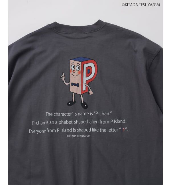 JOURNAL STANDARD relume「Pちゃん / アルファベッツ "GOAT" アルファベット Tシャツ」|Tシャツ・カットソー|