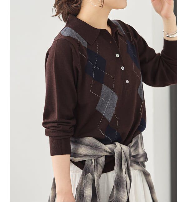 JOURNAL STANDARD「《予約》ウォッシャブルウール ポロシャツ」|ニット・セーター|