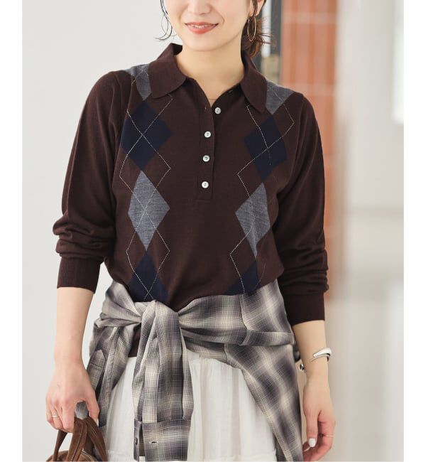 JOURNAL STANDARD「《予約》ウォッシャブルウール ポロシャツ」|ニット・セーター|