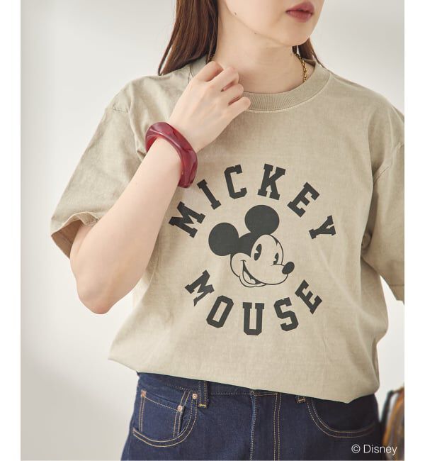journal standard L'essage「《追加》【MICKEY】ピグメントTシャツ」|Tシャツ・カットソー|