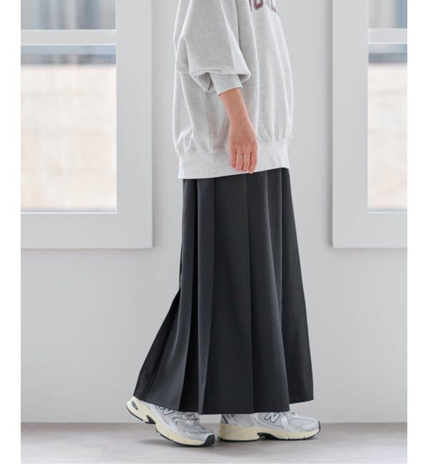 JOURNAL STANDARD relume「《WEB限定追加予約》ワイドプリーツイージースカート」|スカート|