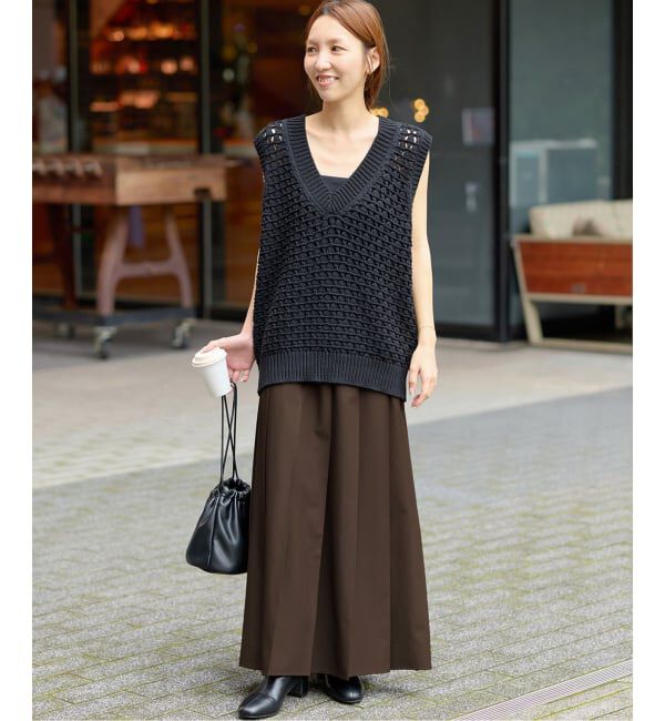 JOURNAL STANDARD relume「《WEB限定追加予約》ワイドプリーツイージースカート」|スカート|