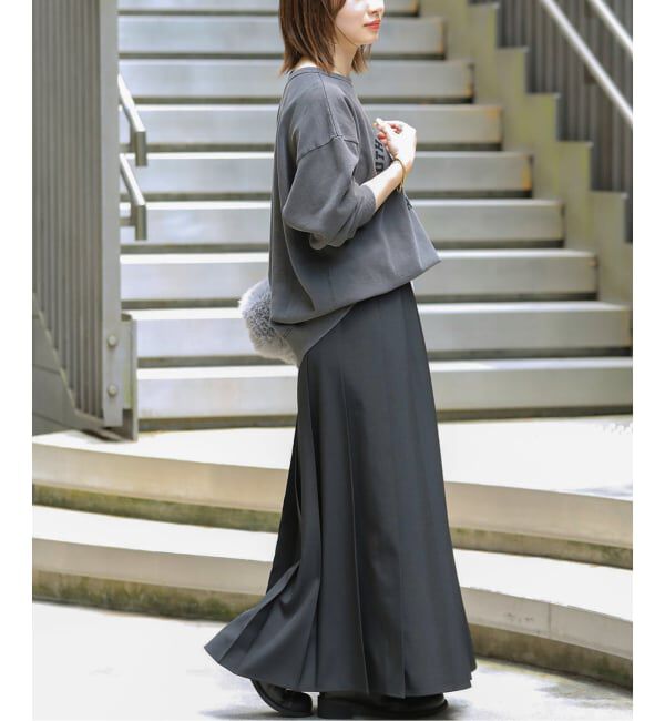 JOURNAL STANDARD relume「《WEB限定追加予約》ワイドプリーツイージースカート」|スカート|