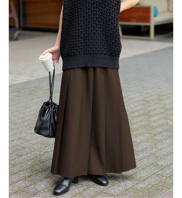 JOURNAL STANDARD relume「《WEB限定追加予約》ワイドプリーツイージースカート」|スカート|
