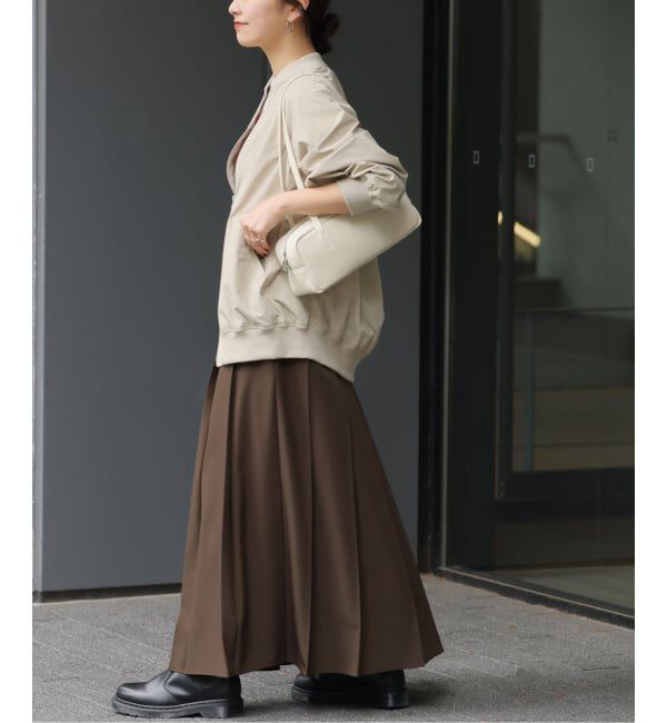 JOURNAL STANDARD relume「《WEB限定追加予約》ワイドプリーツイージースカート」|スカート|