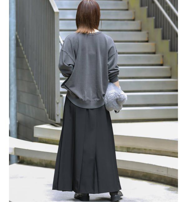 JOURNAL STANDARD relume「《WEB限定追加予約》ワイドプリーツイージースカート」|スカート|