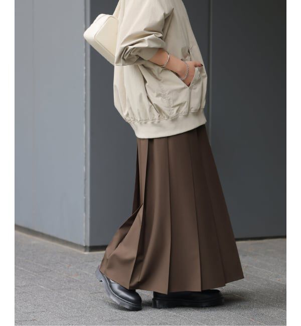 JOURNAL STANDARD relume「《WEB限定追加予約》ワイドプリーツイージースカート」|スカート|