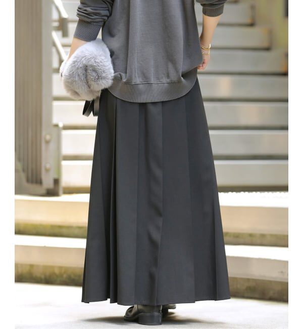JOURNAL STANDARD relume「《WEB限定追加予約》ワイドプリーツイージースカート」|スカート|