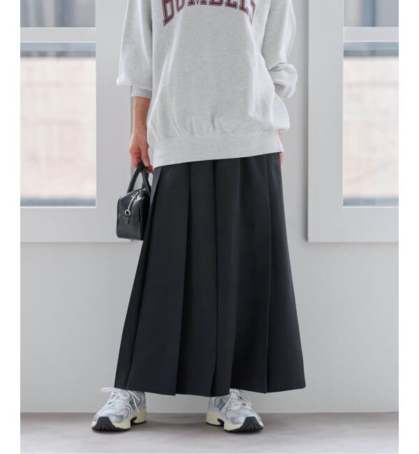 JOURNAL STANDARD relume「《WEB限定追加予約》ワイドプリーツイージースカート」|スカート|