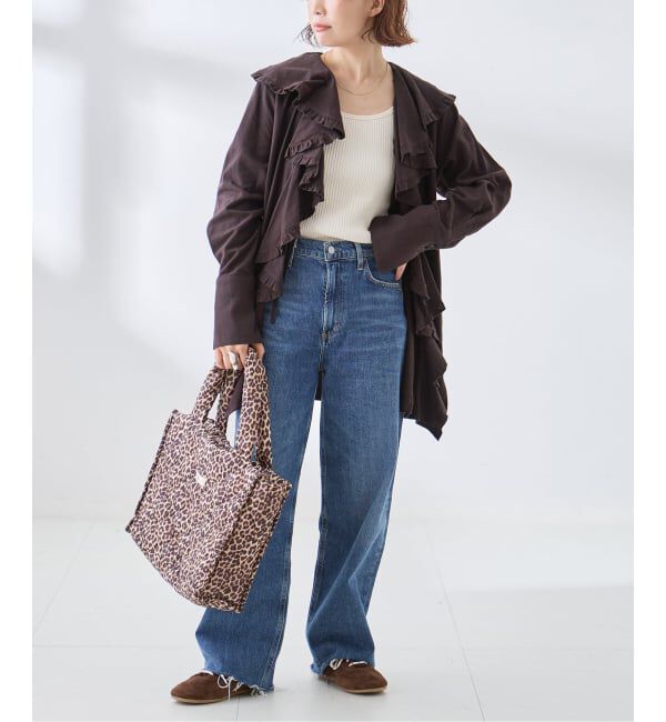 journal standard L'essage「《予約》Uhr/ウーア Cotton Silk Ruffle Frill Shirt シャツ」|シャツ・ブラウス|