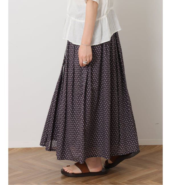 journal standard luxe「【SOIL 】FLOWER PRINT GATHERED SKIRT」|スカート|