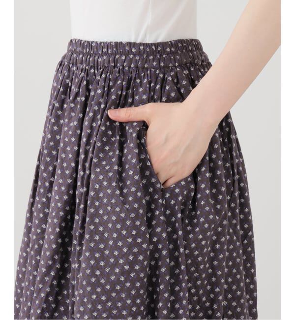 journal standard luxe「【SOIL 】FLOWER PRINT GATHERED SKIRT」|スカート|