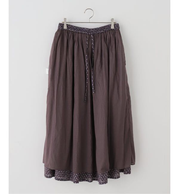 journal standard luxe「【SOIL 】FLOWER PRINT GATHERED SKIRT」|スカート|