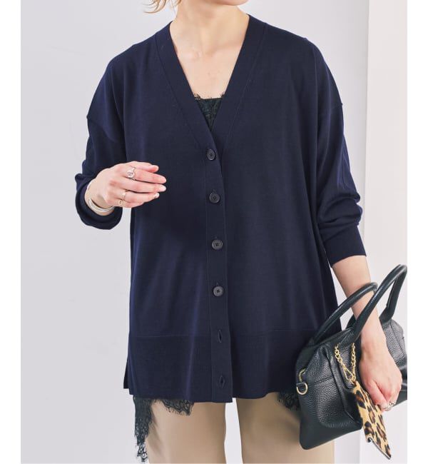 Spick and Span「《新色有り / 追加予約》18G カーディガン」|カーディガン|