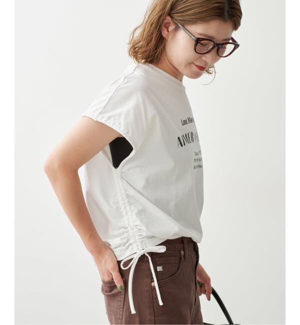 Spick and Span「《別注》La Hutte / ラ ユット ギャザーTOP*2WAY」|Tシャツ・カットソー|