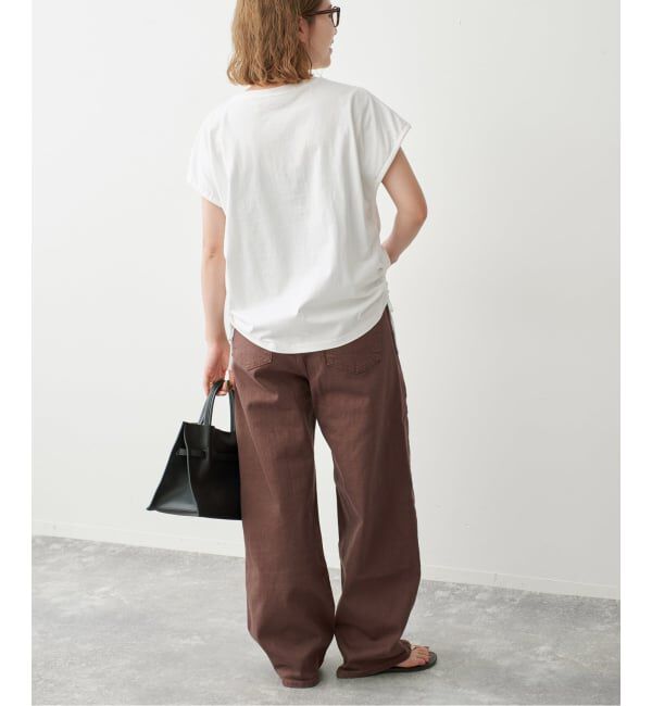 Spick and Span「《別注》La Hutte / ラ ユット ギャザーTOP*2WAY」|Tシャツ・カットソー|