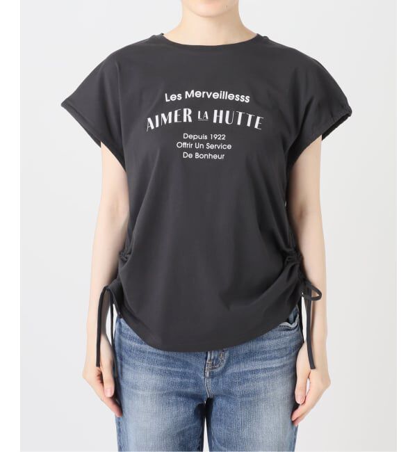 Spick and Span「《別注》La Hutte / ラ ユット ギャザーTOP*2WAY」|Tシャツ・カットソー|