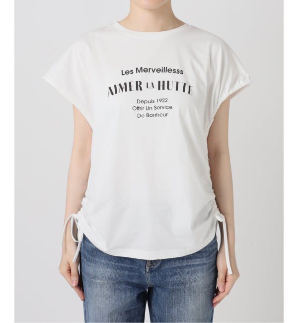 Spick and Span「《別注》La Hutte / ラ ユット ギャザーTOP*2WAY」|Tシャツ・カットソー|