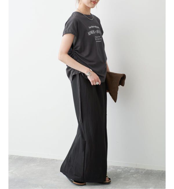 Spick and Span「《別注》La Hutte / ラ ユット ギャザーTOP*2WAY」|Tシャツ・カットソー|