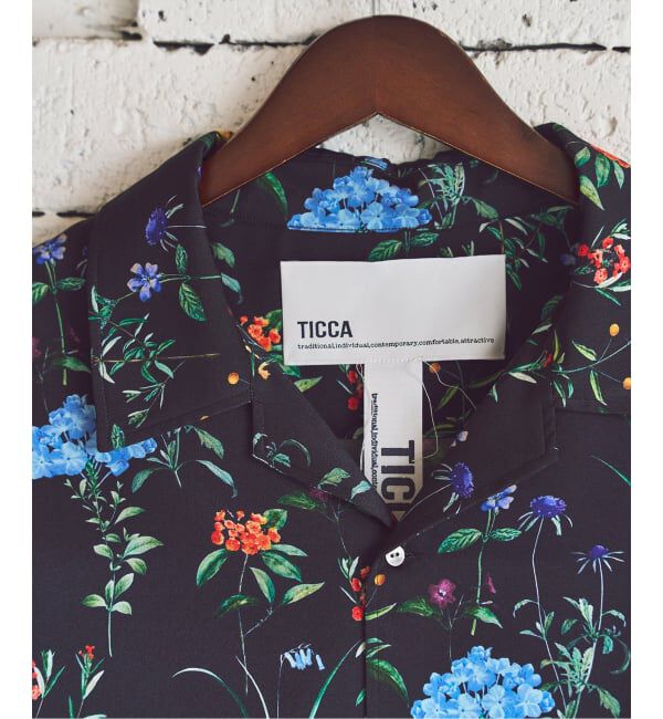 Spick and Span「TICCA / ティッカ 別注フラワープリントシャツ」|シャツ・ブラウス|