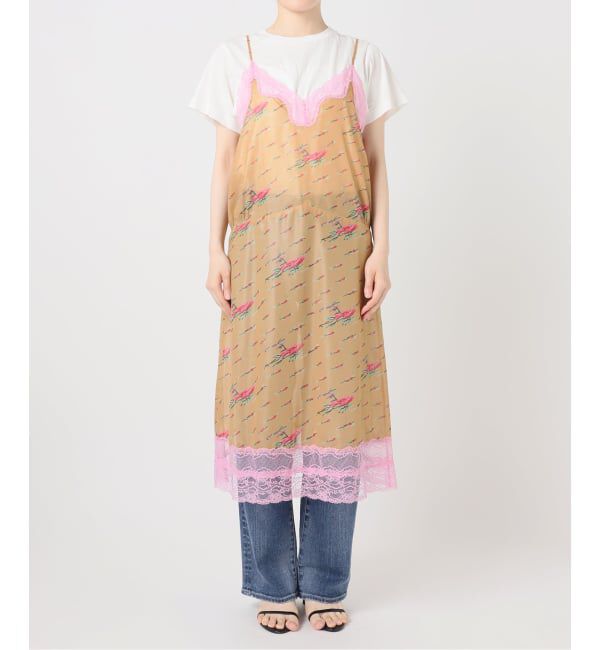 Glyph「《予約 / 一部店舗+WEB限定》Crushed Rose Lingerie Dress」|ワンピース|