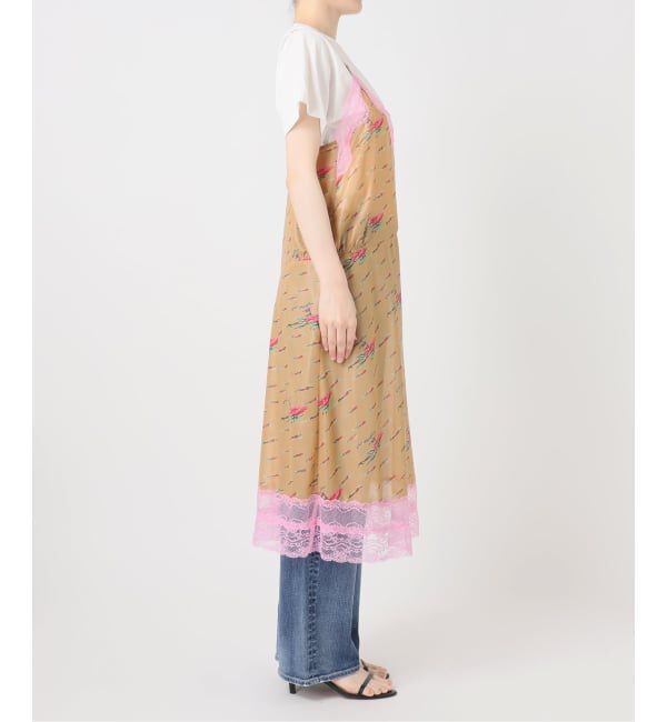 Glyph「《予約 / 一部店舗+WEB限定》Crushed Rose Lingerie Dress」|ワンピース|
