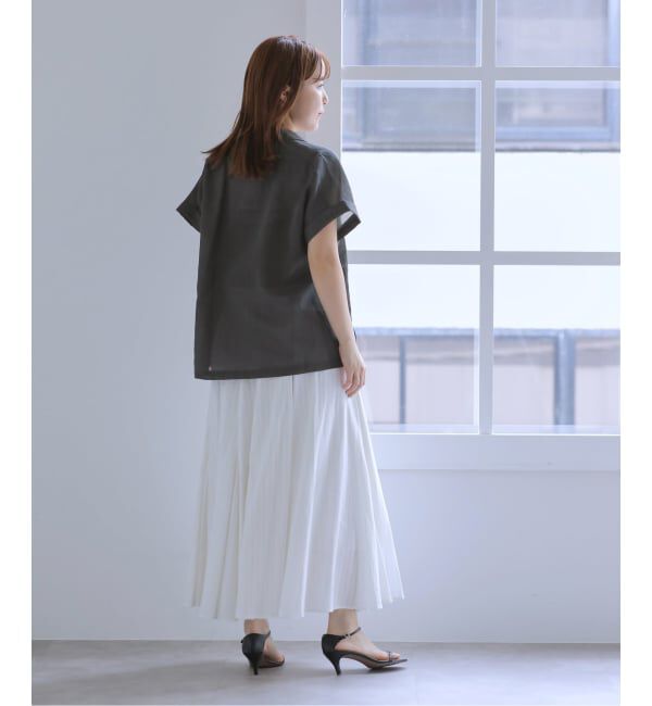  「【洗える】ハーフスリーブジャケット」|テーラードジャケット|