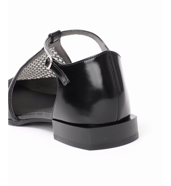 GRISE「《WEB+一部店舗限定》GRISEナロースクエアコンビTストラップセパレートフラット」|その他|