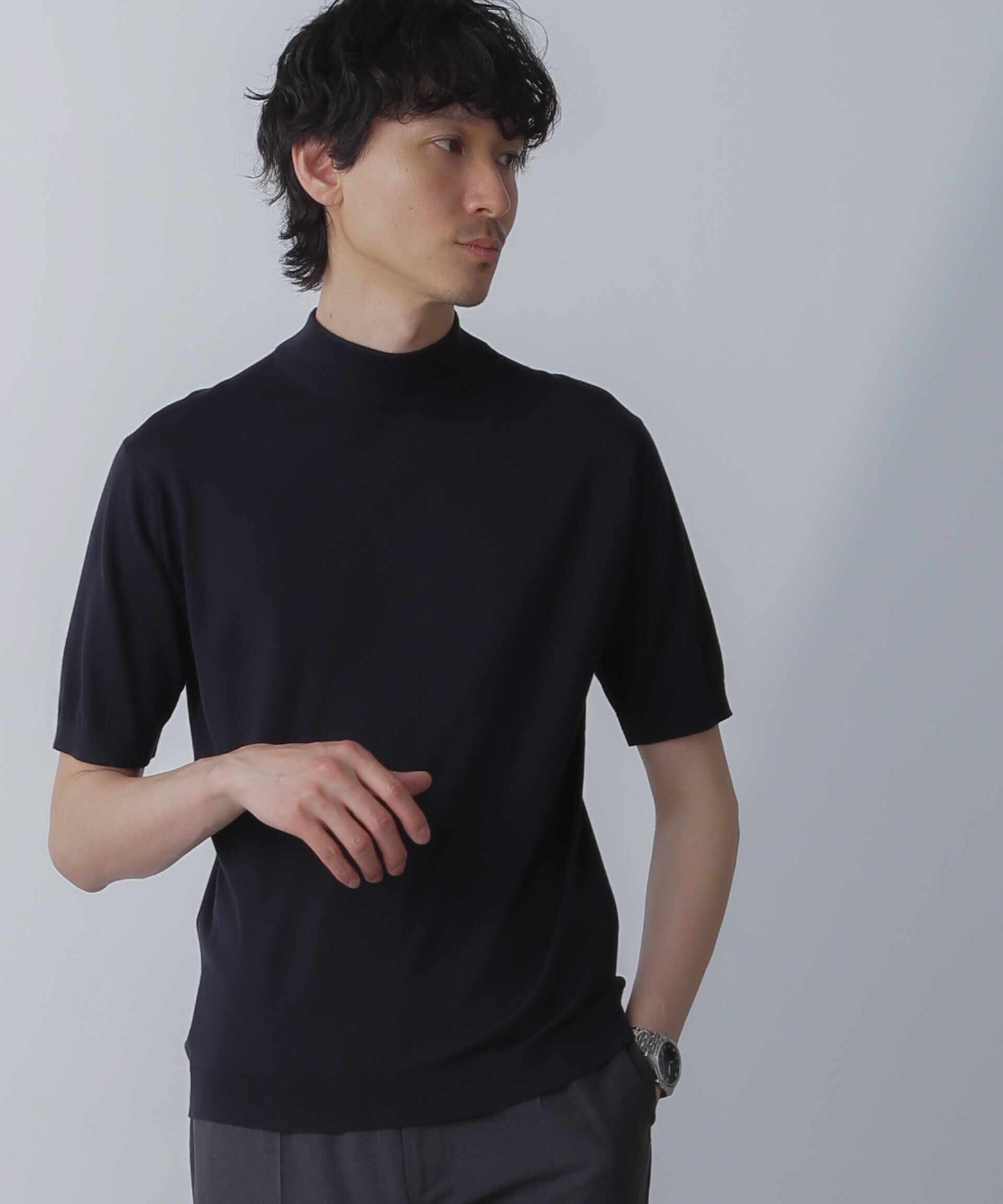 NANO universe「JOHN SMEDLEY/S4627」|ニット・セーター|