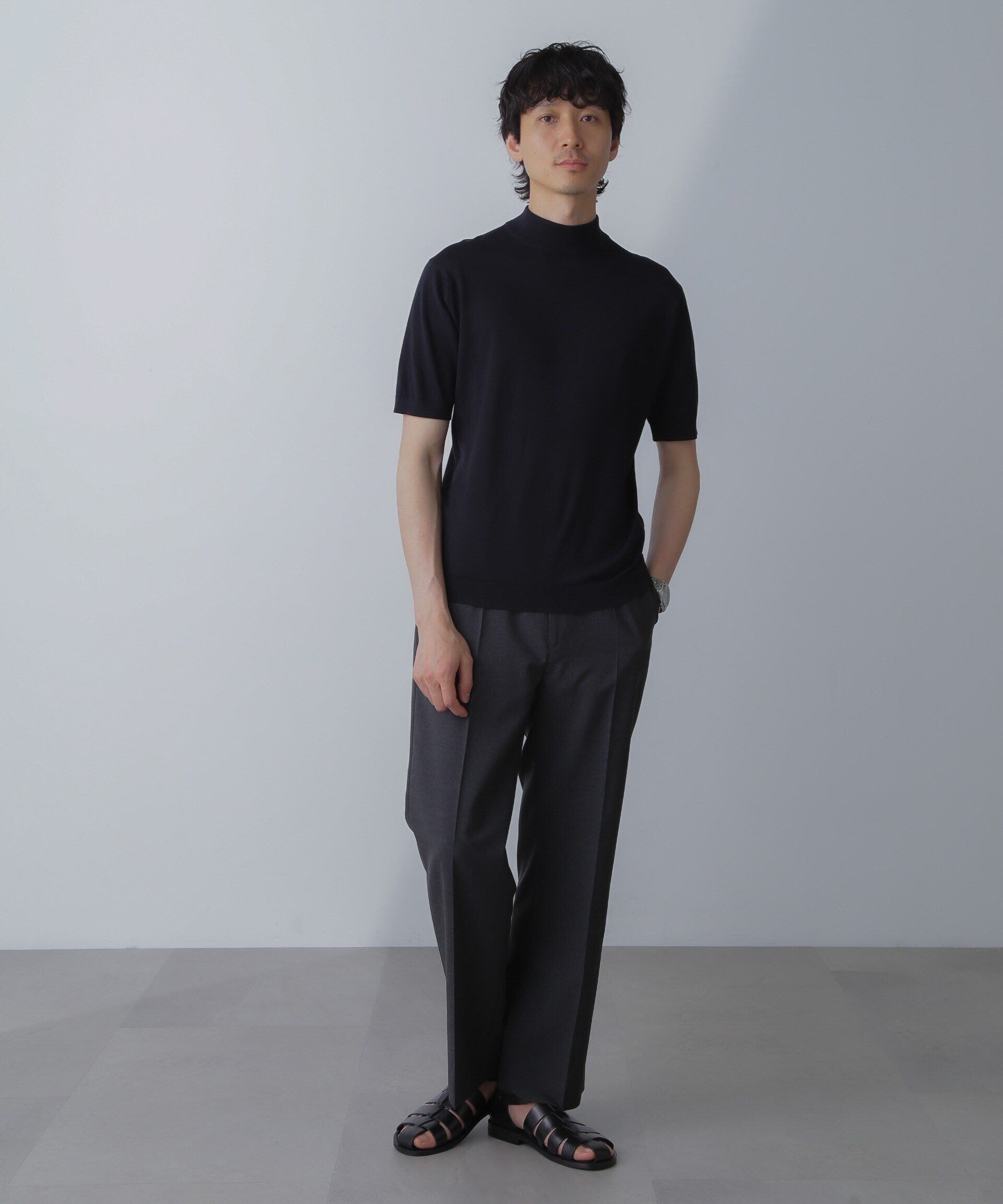 NANO universe「JOHN SMEDLEY/S4627」|ニット・セーター|