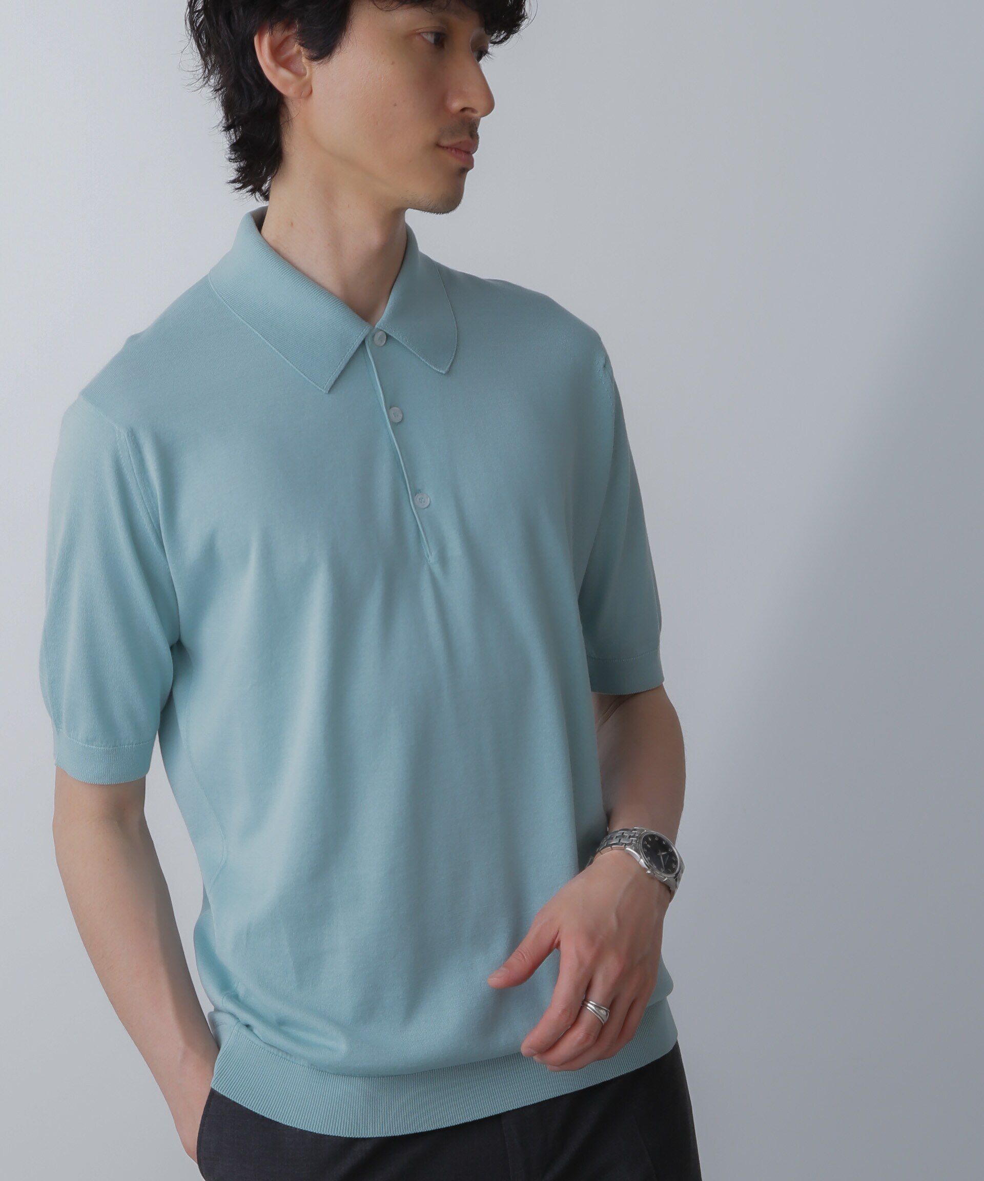 NANO universe「JOHN SMEDLEY/ISIS」|Tシャツ・カットソー|