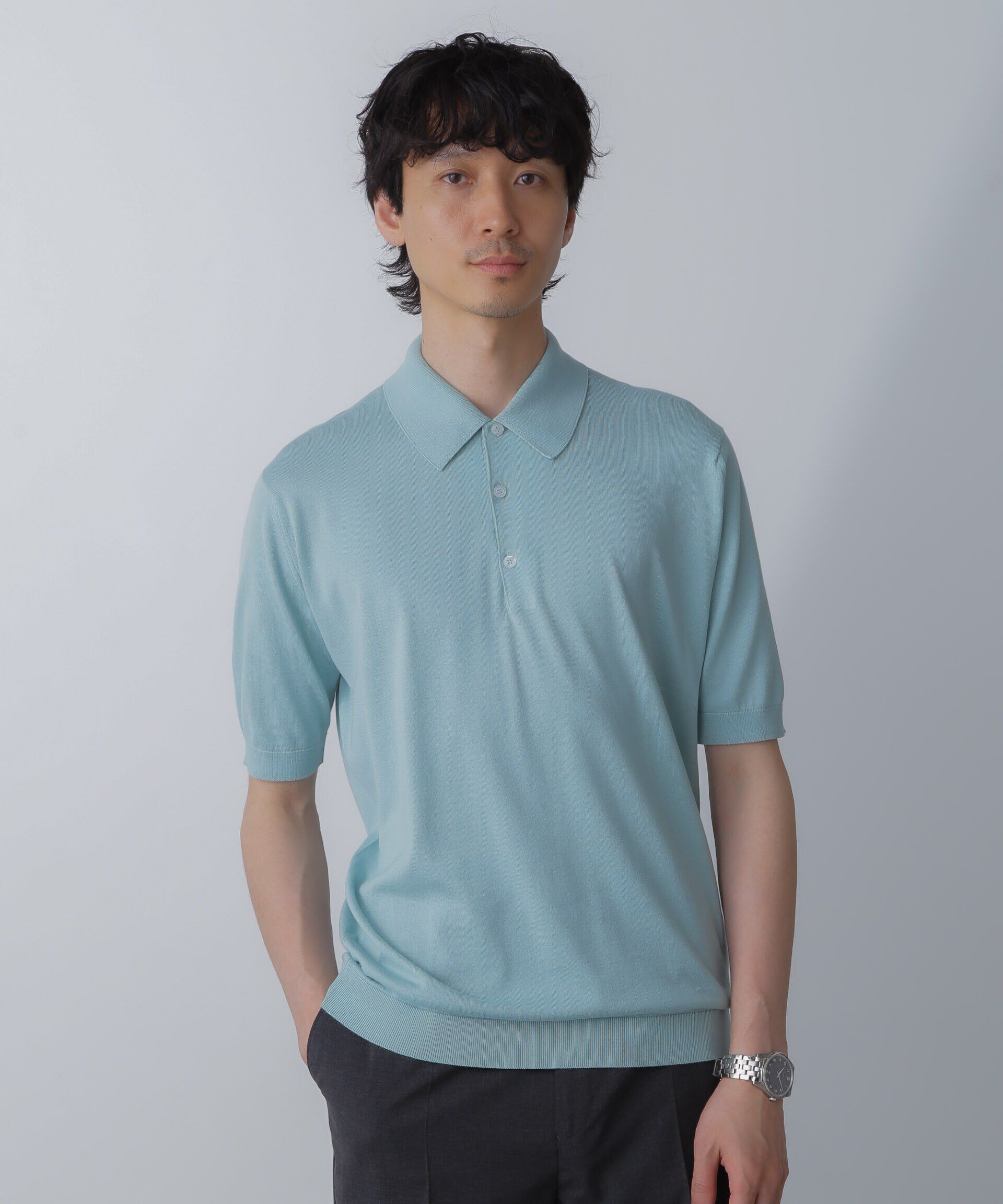 NANO universe「JOHN SMEDLEY/ISIS」|Tシャツ・カットソー|