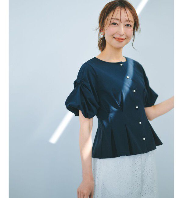 組曲「【美人LABコラボ】ビューティーファンクションジャージー パールコルセットトップス」|Tシャツ・カットソー|
