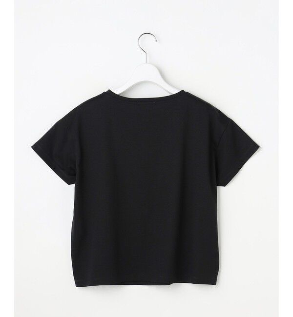 自由区「【きれい目カジュアル・顔まわり華やか】ビジュー Tシャツ」|Tシャツ・カットソー|
