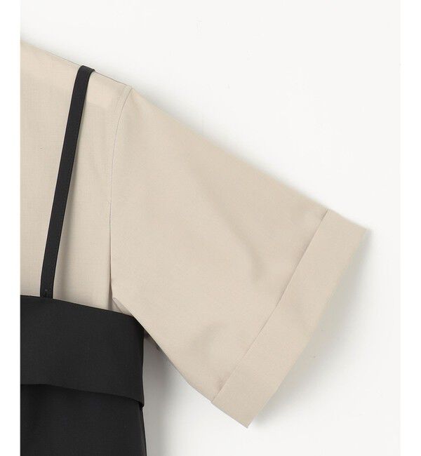 23区「【CLASSY.コラボ】ビスチェコンビ シャツワンピース」|ワンピース|