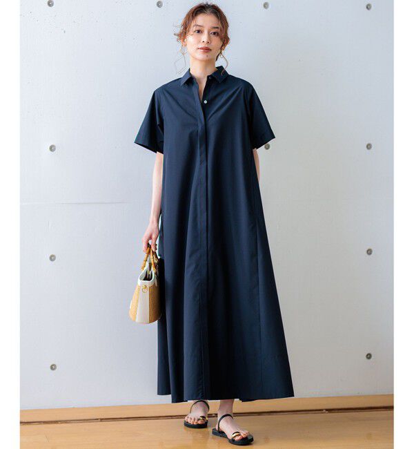 23区「【CLASSY.コラボ】ビスチェコンビ シャツワンピース」|ワンピース|