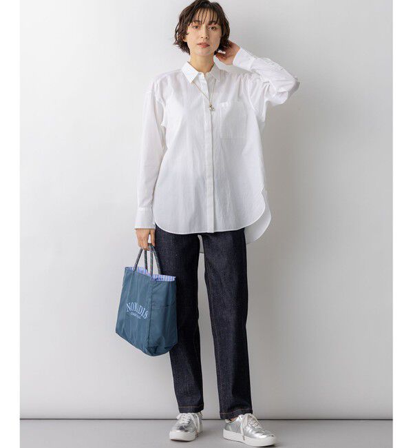 23区「【Oggi掲載・見上愛さん着用】CANCLINI シャーティング ルーズフィットシャツ」|シャツ・ブラウス|