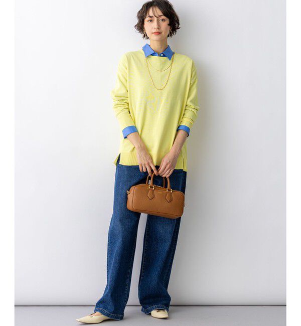 23区「【Oggi掲載・見上愛さん着用】CANCLINI シャーティング ルーズフィットシャツ」|シャツ・ブラウス|