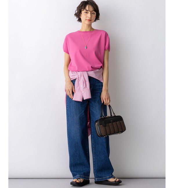23区「【Oggi掲載・見上愛さん着用】CANCLINI シャーティング ルーズフィットシャツ」|シャツ・ブラウス|