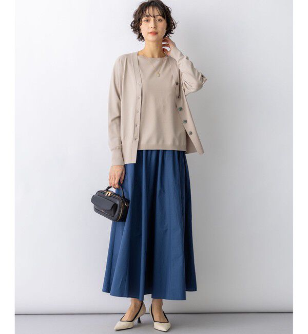 23区「【LEE掲載】レーヨンポリエステルストレッチ Vネック カーディガン」|カーディガン|