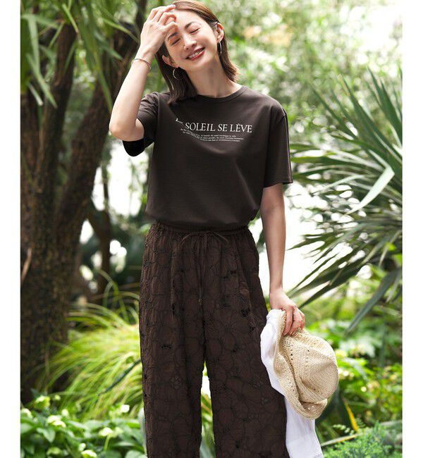 23区「LE SOLEIL SE LEVE ロゴ Tシャツ」|Tシャツ・カットソー|