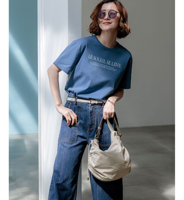 23区「LE SOLEIL SE LEVE ロゴ Tシャツ」|Tシャツ・カットソー|