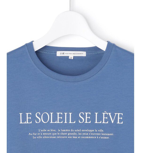 23区「LE SOLEIL SE LEVE ロゴ Tシャツ」|Tシャツ・カットソー|
